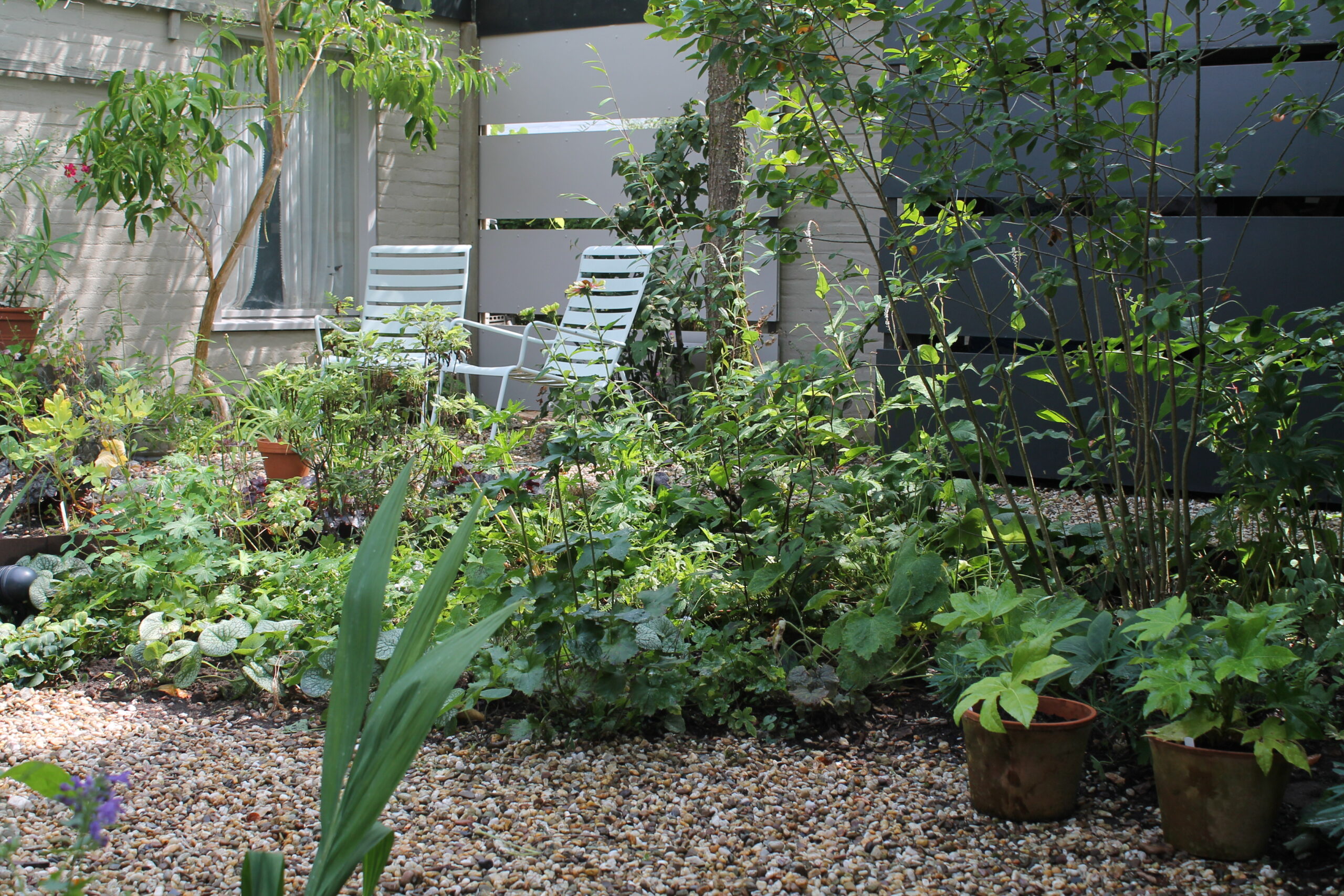 stadstuin met twee gezichten