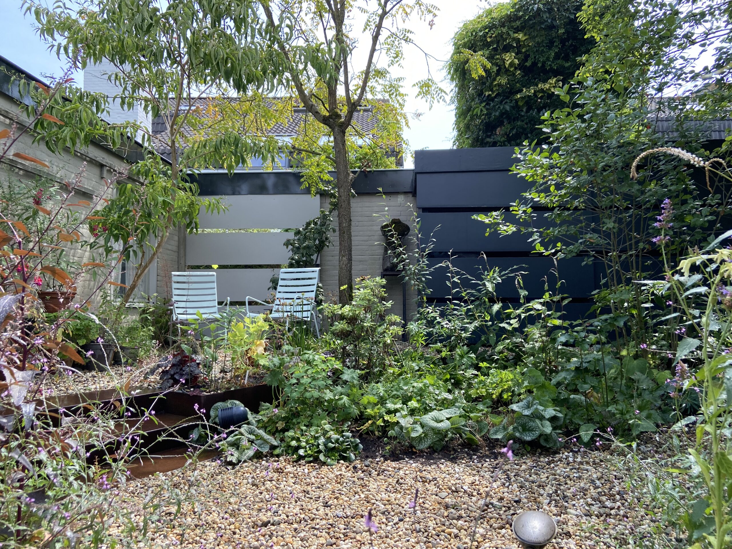 stadstuin met twee gezichten