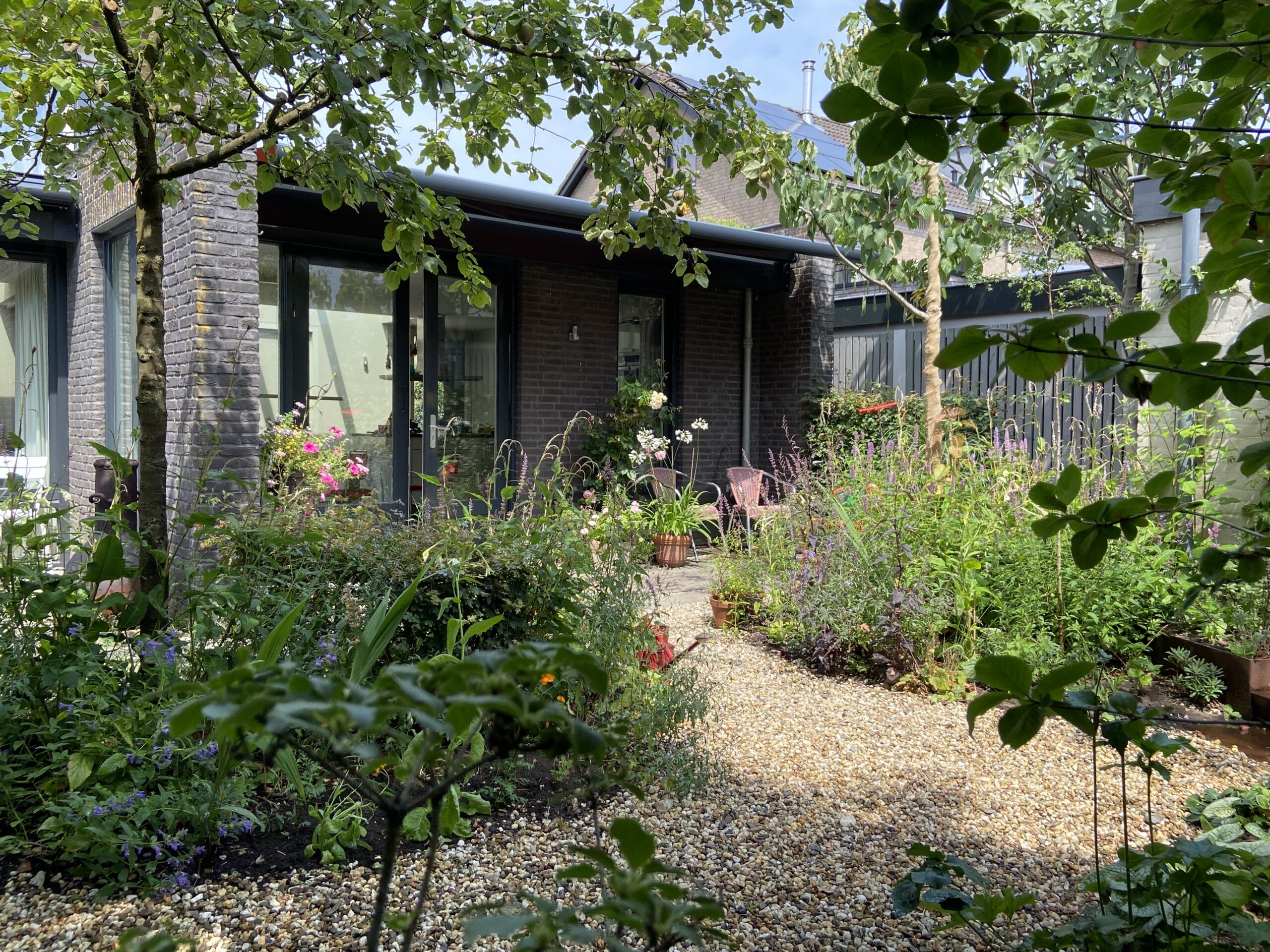 stadstuin met twee gezichten