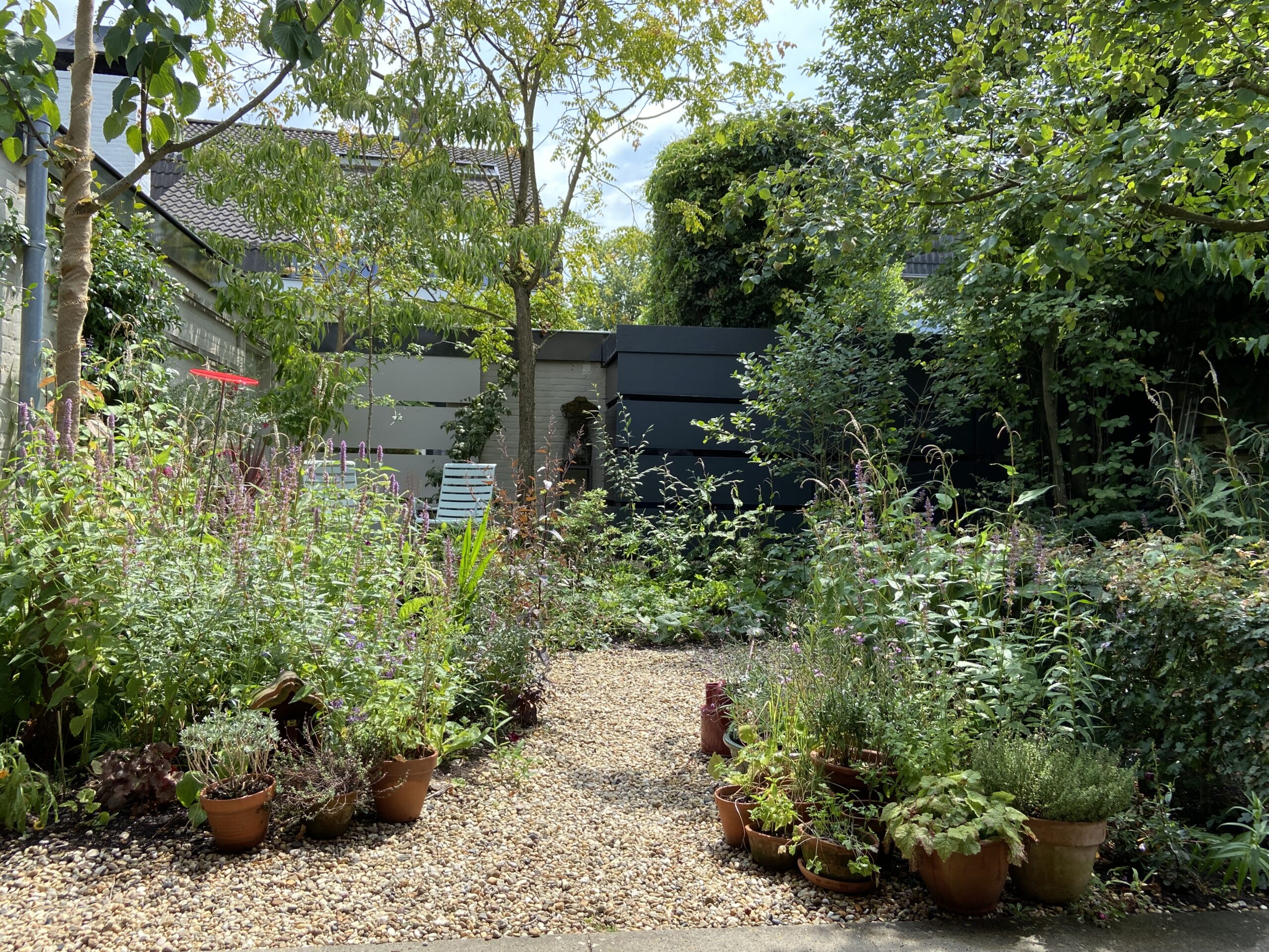 stadstuin met twee gezichten